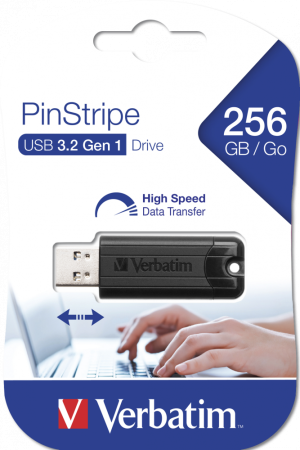 Verbatim PinStripe USB Stick 3.0 (256 Gb)