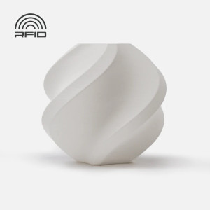 Bambu Lab PLA Matte (Elfenbeinweiß (11100), Filament mit Spule)
