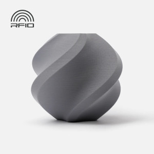 Bambu Lab PLA Matte (Aschgrau (11102), Filament mit Spule)