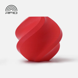 Bambu Lab PLA Matte (Scharlachrot (11200), Filament mit Spule)
