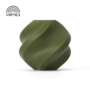Bambu Lab PLA Matte (Dunkelgrün (11501), Filament mit Spule)