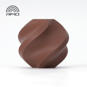 Bambu Lab PLA Matte (Dunkelbraun (11801), Filament mit Spule)