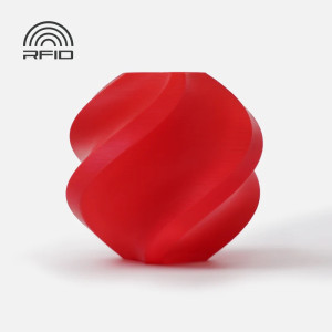 Bambu Lab ABS Filament (Rot (40200), Filament mit Spule)
