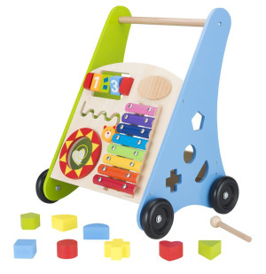 Drewniany Chodzik Pchacz Edukacyjny Miś Od 4iq4iQ Group 4iQ