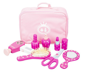 Drewniany Zestaw Do Makijażu Z Kosmetyczką4iQ 4iQ