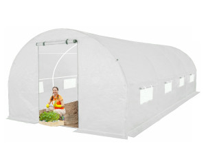 Tunel Szklarniowy 18m2 Premium White 3x6m Grube Rurki 25mm4iQ Group 4iQ