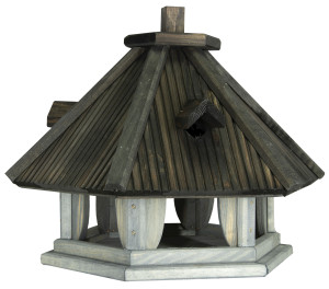 Karmnik Dla Ptaków Masywny Drewniany Dudek Viii4iQ 4iQ