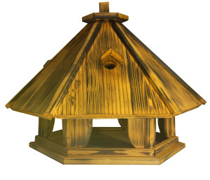 Karmnik Dla Ptaków Solidny Drewniany Rudzik Vii4iQ 4iQ