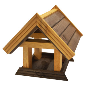 Karmnik Dla Ptaków Solidny Drewniany Gil Ii4iQ Group 4iQ