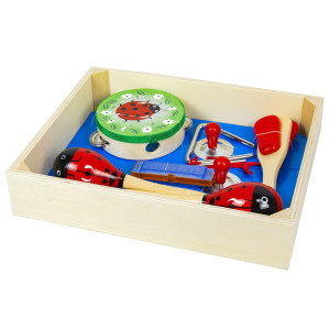 Drewniany Zestaw Instrumentów Muzycznych 6w14iQ 4iQ