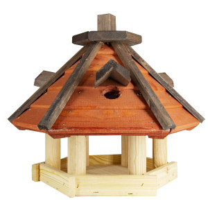 Karmnik Dla Ptaków Solidny Drewniany Szczygieł Ix4iQ 4iQ