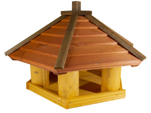 Karmnik Dla Ptaków Duży Drewniany Wróbel I4iQ Group 4iQ