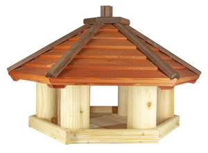 Karmnik Dla Ptaków Duży Drewniany Wróbel Vi4iQ Group 4iQ