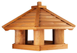 Karmnik Dla Ptaków Duży Drewniany Wróbel Viii4iQ Group 4iQ