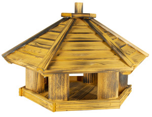 Karmnik Dla Ptaków Duży Drewniany Wróbel Ix4iQ Group 4iQ