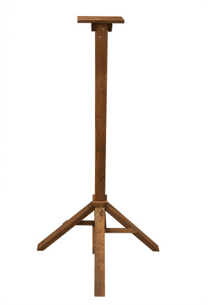 Drewniany Stojak Pod Karmnik Dla Ptaków W Kolorze Brązowym4iQ 4iQ