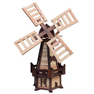 Wiatrak Ogrodowy Ozdobny Zefir Mały Naturalny4iQ Group 4iQ