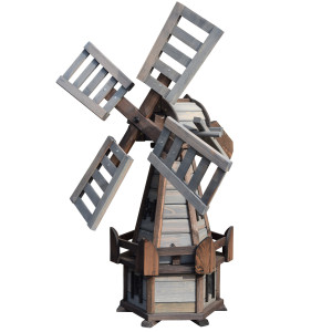 Wiatrak Ogrodowy Ozdobny Zefir Mały Szary4iQ Group 4iQ