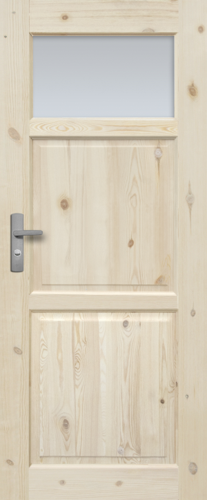 Drzwi Sosnowe, Sęczne - Lugano Wersja 1s - Seria Classic - Drzwi Wewnętrzne Drewniane4Porte 4Porte