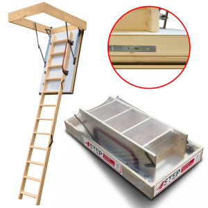 Drewniane Schody Strychowe Extreme 120x604STEP 4STEP