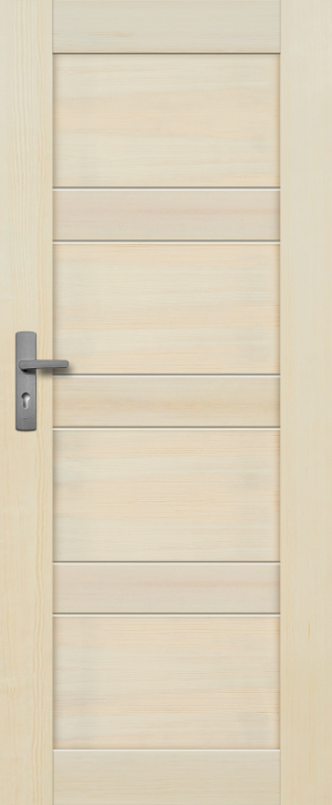 Drzwi Sosnowe, Bezsęczne - Nefryt Pełne - Seria Premium - Drzwi Wewnętrzne Drewniane4Porte 4Porte