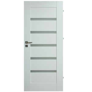 Drzwi Z Płyty Mdf - Maxim Białe Przeszklone - Okleina 3d Imitująca Drewno - Drzwi Wewnętrzne4iQ Group 4iQ