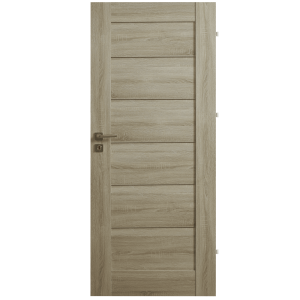 Drzwi Z Płyty Mdf - Maxim Dąb Sonoma Pełne - Okleina 3d Imitująca Drewno - Drzwi Wewnętrzne4iQ Group 4iQ