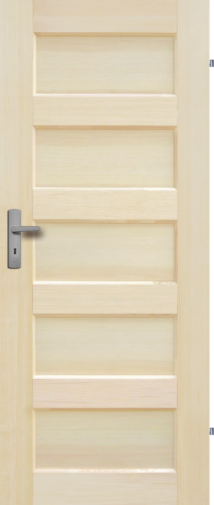 Drzwi Sosnowe, Bezsęczne - Istria Pełne - Seria Fog - Drzwi Wewnętrzne Drewniane4Porte 4Porte