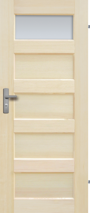 Drzwi Sosnowe, Bezsęczne - Istria 1s - Seria Fog - Drzwi Wewnętrzne Drewniane4Porte 4Porte