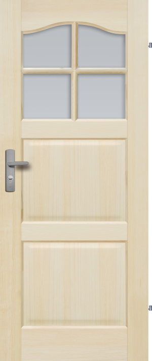 Drzwi Sosnowe, Bezsęczne - Tryplet 4s - Seria Fog - Drzwi Wewnętrzne Drewniane4Porte 4Porte