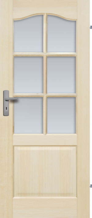 Drzwi Sosnowe, Bezsęczne - Tryplet 6s - Seria Fog - Drzwi Wewnętrzne Drewniane4Porte 4Porte