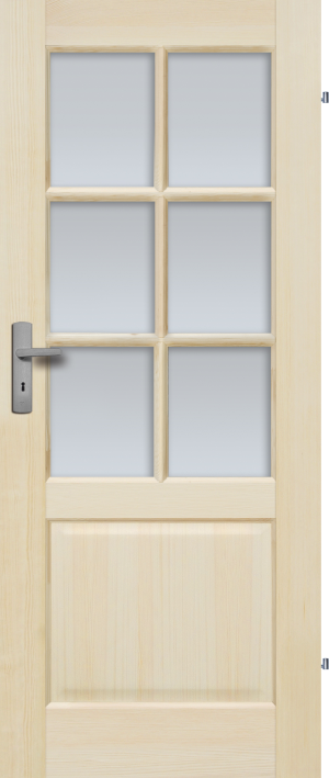 Drzwi Sosnowe, Bezsęczne - Turyn 6s - Seria Fog - Drzwi Wewnętrzne Drewniane4Porte 4Porte