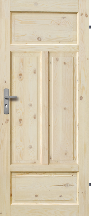 Drzwi Sosnowe, Sęczne - Verona Pełne - Seria Classic - Drzwi Wewnętrzne Drewniane4Porte 4Porte