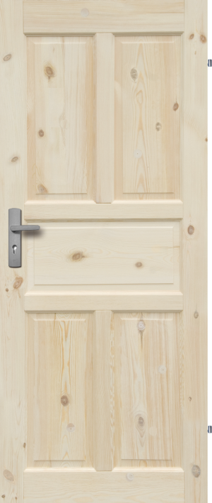 Drzwi Sosnowe, Sęczne - Londyn Lux Pełne - Seria Classic - Drzwi Wewnętrzne Drewniane4Porte 4Porte