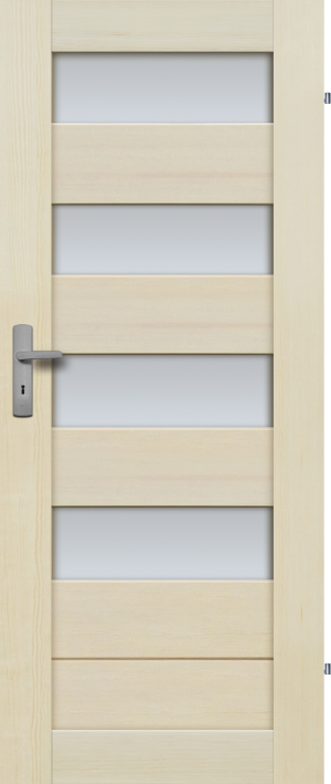 Drzwi Sosnowe, Bezsęczne - Tossa 4s - Seria Premium - Drzwi Wewnętrzne Drewniane4Porte 4Porte