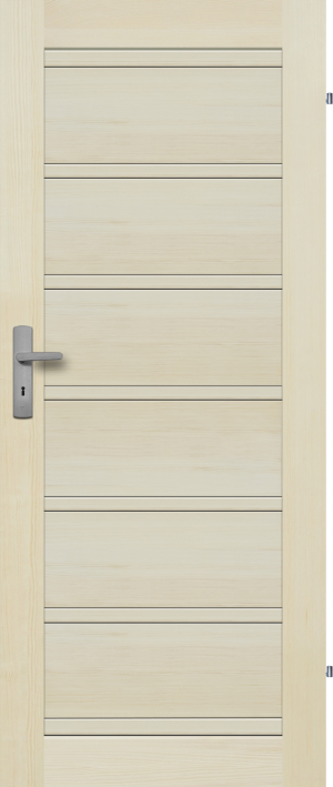 Drzwi Sosnowe, Bezsęczne - Roma Pełne - Seria Premium - Drzwi Wewnętrzne Drewniane4Porte 4Porte