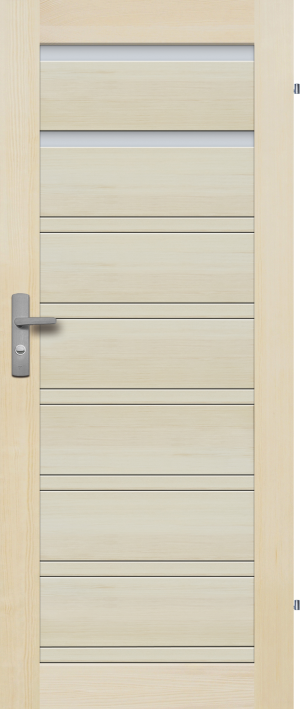 Drzwi Sosnowe, Bezsęczne -milano 2s - Seria Premium - Drzwi Wewnętrzne Drewniane4Porte 4Porte