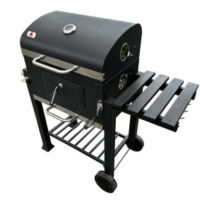 Grill Węglowy 113,5x50x107 Cm Z żeliwnym Rusztem4iQ Group 4iQ