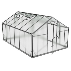 Szklarnia Poliwęglan Up 290x430cm Xl-12 Antracytowa 12,5m2 H170Gampre Gampre