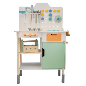 Drewniany Warsztat Majsterek Stolik Narzędziowy4iQ Group 4iQ