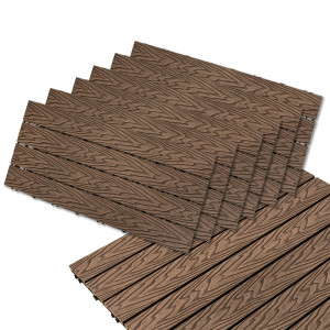 Podest Tarasowy Panel Wpc 30x60x2 Cm Brąz - Zestaw 6 Sztuk 1mkw4iQ Group 4iQ