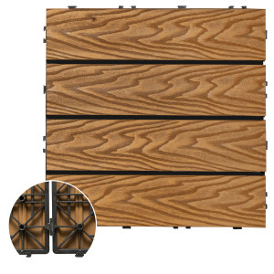 Podest Tarasowy Panel Wpc 30x30x2 Cm Teak4iQ Group 4iQ