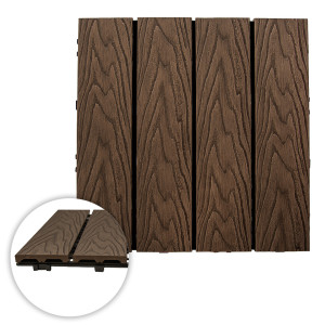 Podest Tarasowy Panel Wpc 30x30x2 Cm Brąz4iQ Group 4iQ