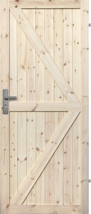 Drzwi Sosnowe, Sęczne - Loft Ii - Seria Loft - Drzwi Wewnętrzne Drewniane4Porte 4Porte