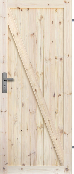 Drzwi Sosnowe, Sęczne - Loft Z - Seria Loft - Drzwi Wewnętrzne Drewniane4Porte 4Porte