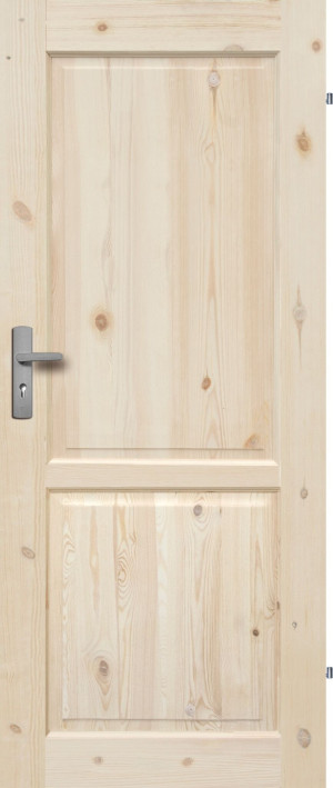 Drzwi Sosnowe, Sęczne - Lugano Pełne - Seria Classic - Drzwi Wewnętrzne Drewniane4Porte 4Porte