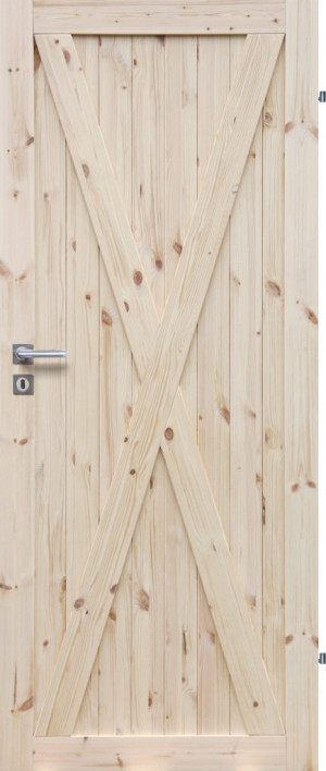 Drzwi Sosnowe, Sęczne - Loft Xi - Seria Loft - Drzwi Wewnętrzne Drewniane4Porte 4Porte