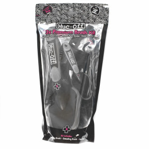 MUC-OFF | Zestaw 3 wysokiej jakości szczotek do mycia motocykla