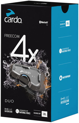 Interkom Cardo Scala Rider FREECOM 4X JBL - do 2 kasków