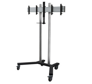 Suporte de Chão TV Twin B-Tech BT8510 (CROMADO)